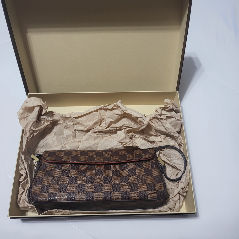Louis Vuitton Brown Checkered Shoulder Bag